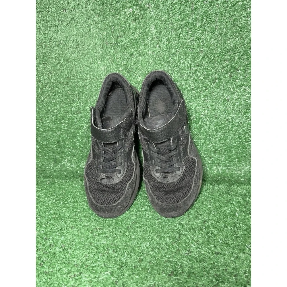 Nike Air Max‎ System Kids Size 3Y Black Walking Shoes Comfort Running Sneakers